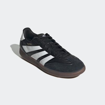 Fußballschuh ADIDAS PERFORMANCE "PREDATOR FREESTYLE IN", Gr. 41, schwarz-weiß (core schwarz, cloud weiß, gold metallic),