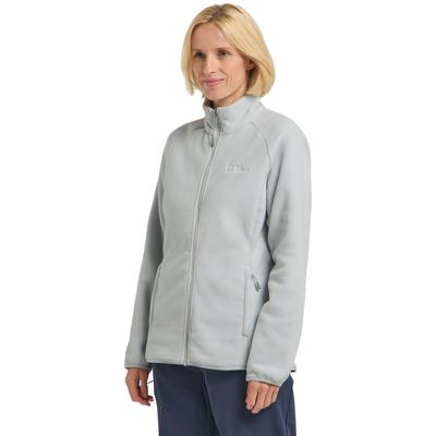 Fleecejacke JACK WOLFSKIN "MOONRISE FZ W", Damen, Gr. XS, grau (cool, grau), Oberstoff: 100% POLYESTER ; Futter 1: 100% POLYESTER, Jacken Image