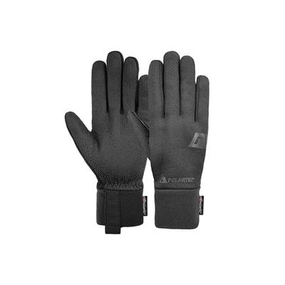 Skihandschuhe REUSCH "Power Stretch TOUCH-TEC", Damen, Gr. 8,5, schwarz, 69% Polyester, 16% Polyamid, 15% Elasthan, unifarben, klassisch, Handschuhe, mit stark atmungsaktiver Ausstattung Image