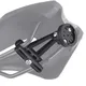 Staffa per luce posteriore per binario per sella per bicicletta Supporto per fanale posteriore per bici antiscivolo Supporto per lampada per bici da ciclismo MTB per radar Garmin Varia