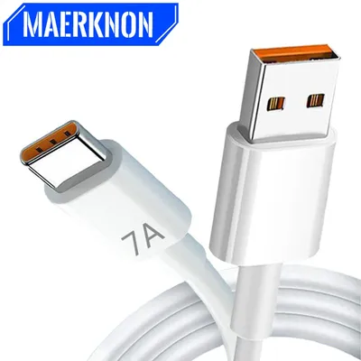 7A 100 W USB Typ C Kabel Schnelle Ladekabel USB C Telefon Ladegerät Datenkabel Für Xiaomi 14 Redmi Samsung USB C Ladegerät Datenkabel Image