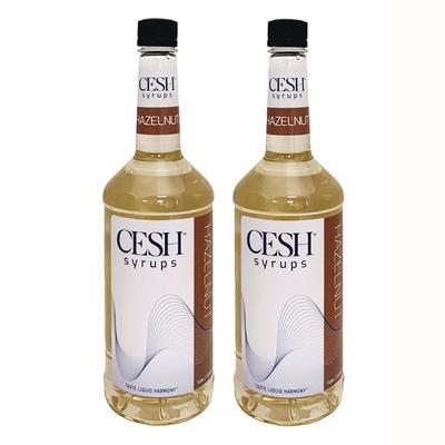 CESH Hazelnut Syrup, 33.81 oz Bottle, 2/Carton (CEHGRE79213)