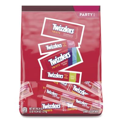 Twizzlers Chewy Candy Pack, Assorted Flavors, 46.34 oz Bag (TWZHEC94479)