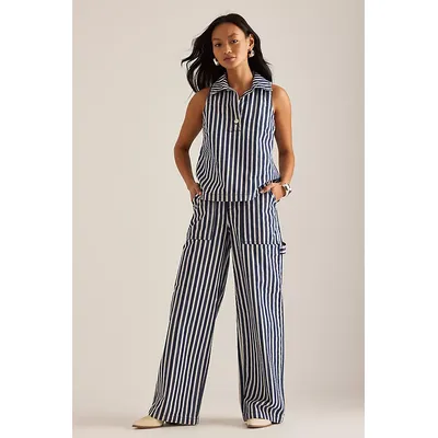ALIGNE Wolf Stripe Cargo Jeans