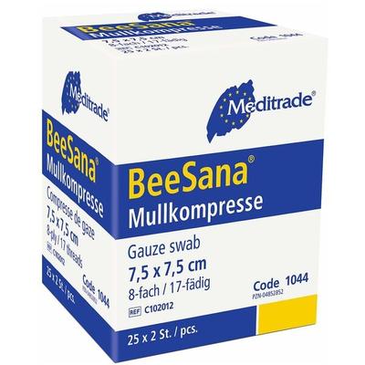 Meditrade 50er-Pack Mullkompresse 8-fach 7,5 x 7,5 cm Image