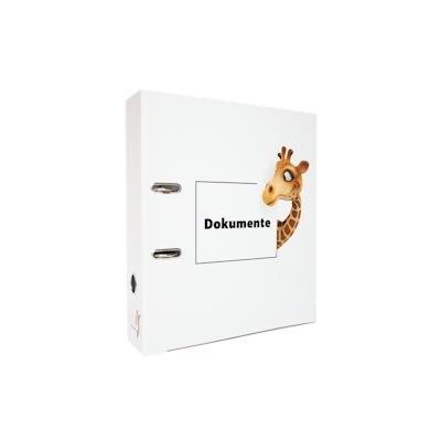 ADINA Motivordner 8cm Dokumente (Giraffe) Image