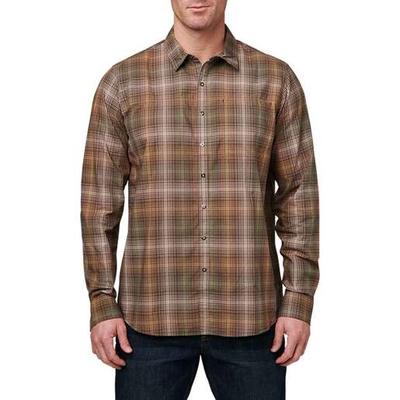 5.11 Men's Igor Long Sleeve Work Shirt - Crocodile Plaid L