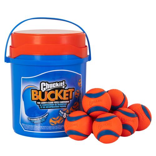 CHUCKIT! Bucket with Ultra Ball 8er Set Hundespielzeug