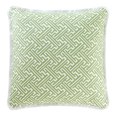 Calla Fretwork Pillow Cover - Indigo 20