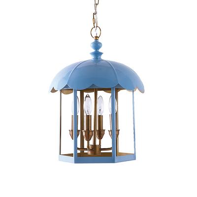 Nan 4-Light Pendant - Blue - Ballard Designs