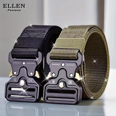 Men's Tactical Belt, Durable,Outdoor Belt, Casual Belt, Work Pants Belt, Jeans Belt for Men Versatile Men's Tactical Belts