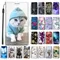Blumenmuster Flip Case für Samsung Galaxy A32 Lite 4G SM-A325F A326B A32 5G Wallet Leder Phone Cases Stand Book Cover Taschen