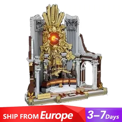 Creative Expert Modulare Gebäude MOC GK202 St. Peter's Throne Modell Bausteine Ziegel Puzzle Spielzeug für Kinder Geburtstag Geschenk Image