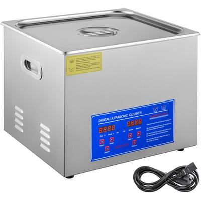 Mophorn - 15L Ultraschall-Reinigungsmaschine, Edelstahl, Digital Heater Timer, für Schmuck