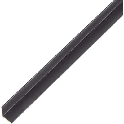 Alberts Winkelprofil, gleichsch., Alu schwarz elox., LxBxHxS 1000 x 10 x 10 x 1 mm Image
