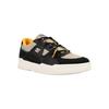 Sneaker DC SHOES "Construct", Gr. 12(46), bunt (schwarz, orange, blau), 54.6% Leder, 20.9% Synthetikmaterial, 25.5% Polyester, Schuhe