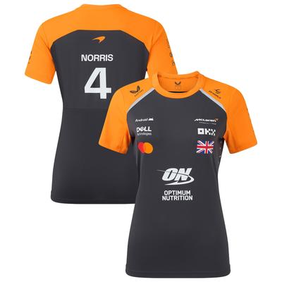 McLaren 2025 Team Lando Norris Driver Set Up T-Shirt – Phantom – Damen Image