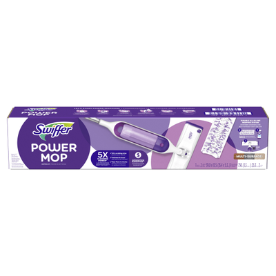 Swiffer Powermop Multi-Surface Mop Kit, Fresh Scent, 15"