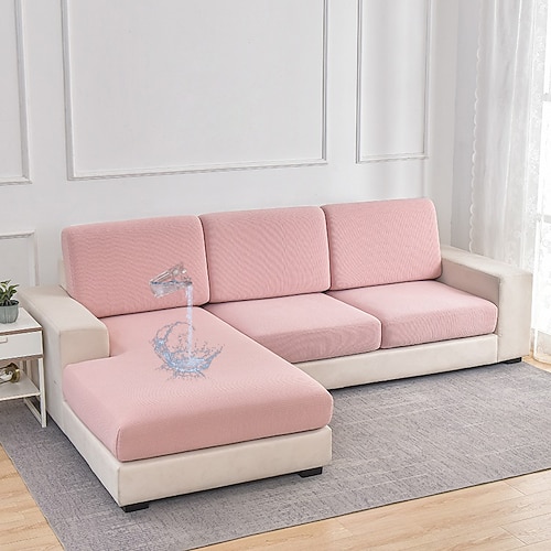 elastische wasserdichte Sofakissenbezüge Jacquard dicker Sofasitzbezug für Wohnzimmer Schonbezug Couchbezüge Möbelschutz Sofabezug Image