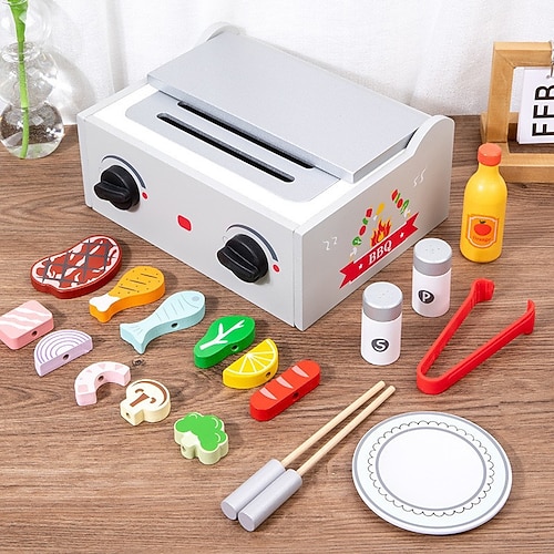 Spielhaus Pizzaofen-Set Kinder pädagogisches praktisches Pizza Tee Snack Spielzeug