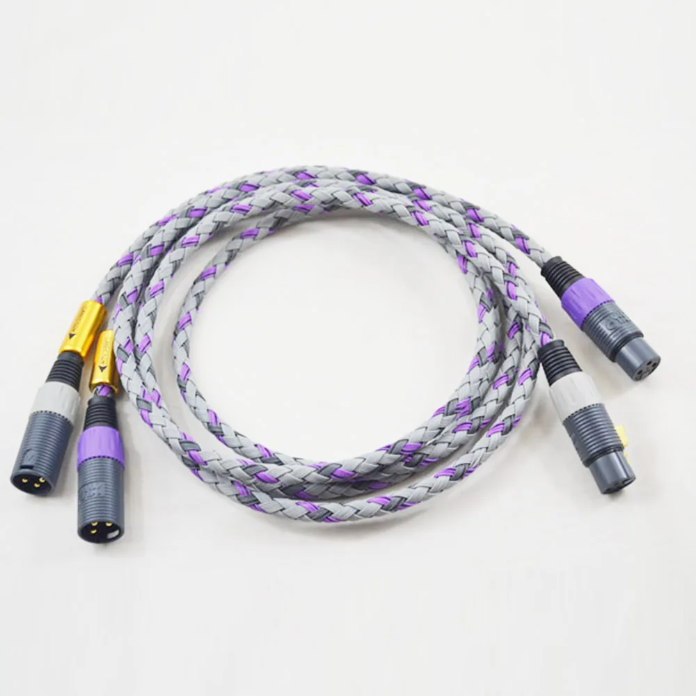 Pair XLO Signature S3-2 Singled-Ended Audio Cable XLR Audio Line Interconnect Cord Cable High Quality