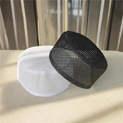 New Muslim Men Prayer HatsSummer mesh breathable worship hat Saudi Arabia Islamic Hat muslim turban