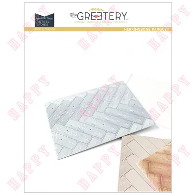 Herringbone Parquet Die DIY Scrapbook Envelope Diary Photo Album Paper Cards Decorative Craft