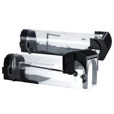 Automatic Mice Trap Indoor Rat Trap Perspective Mouse Trap Bait Box Household Clip Mouse Cage