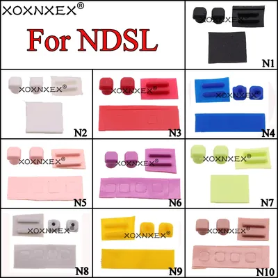 100sets Replacement High Quality For DS Lite Console Screw Rubber Feet Cover for NDSL Upper LCD