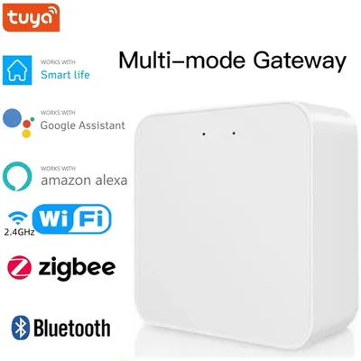 IHSENO Tuya Smart Zigbee 3.0 Bluetooth Mesh Multi-mode Gateway Hub Bridge Smart Life Remote Control