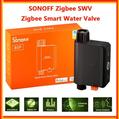 SONOFF SWV Zigbee 3.0 Smart Water Valve IP55 Sprinkler Controller Smart Home Automate Irrigation