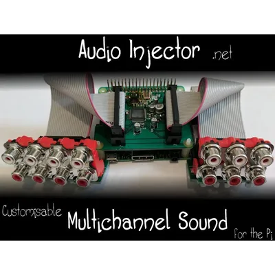 Audio Injector OCTO 8 channel sound card for Raspberry Pi HIFI DAC HAT HIFI DAC Audio Card