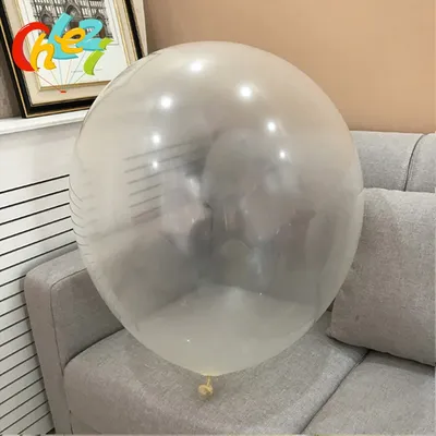 1Pcs 36 Inch 90Cm Big Clear Balloon Latex Balloons Wedding Decoration Inflatable Helium Air Balls