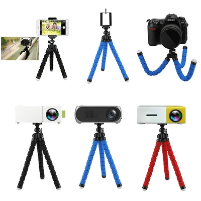 Mini Tripod for Phone Projector Camera IPhone Xiaomi Tripe Holder Clip Flexible Sponge Octopus