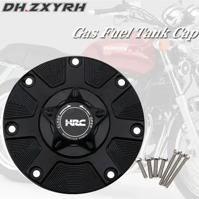 Motorcycle Accessories CNC Aluminum Fuel Gas Tank Cap Keyless Cover For HONDA HRC CBR600RR CBR1000RR