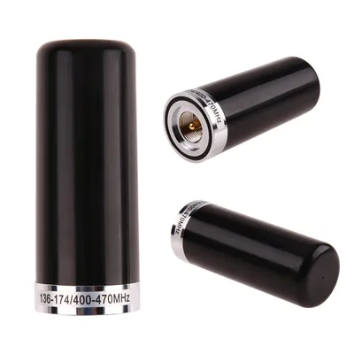 Short Dual Band UHF/VHF Antenna Aerial HH-N2RS PL-259 For Car Mobile Radio 136-174MHz/400-480MHz
