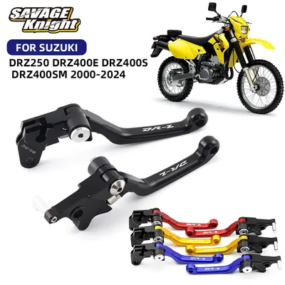 2024 DR-Z 400 CNC Pivot Brake Lever Clutch Levers For Suzuki DRZ250 DRZ400E DRZ400S DRZ400SM DRZ 400