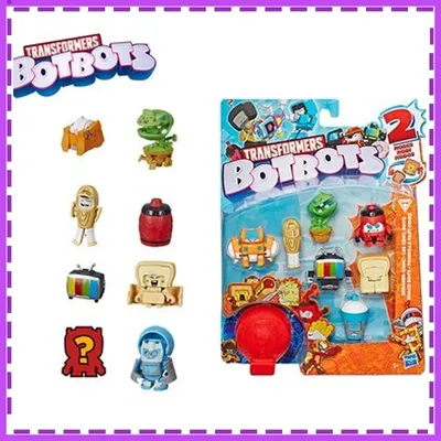 Hasbro Anime Transformers BOTBOTS Jock Squad Christmas Gifts for Children or Collection Genuine