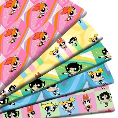 Japanese Cartoon Girls Printed Polyester Pure Cotton Material Patchwork Tissue Sewing Quilting