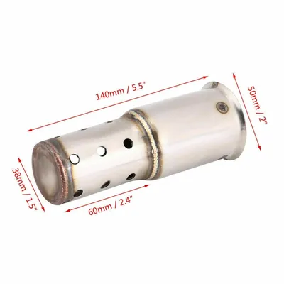 Universal 51Mm Motorcycle Exhaust Muffler Pipe DB Killer Noise Sound Eliminator