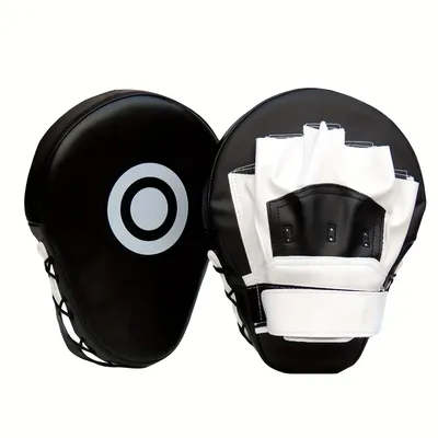 2PC Boxing Curved Focus Boxing Gloves - Training Hand Pads, Strike Shield