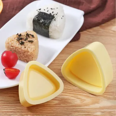 2PCS New DIY Sushi Mold Onigiri Rice Ball Food Press Triangular Sushi Maker Mold Japanese Home