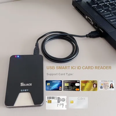 USB Smart Card Reader For Bank Card IC/ID EMV card Reader for Windows 8 10 USB-CCID ISO 7816