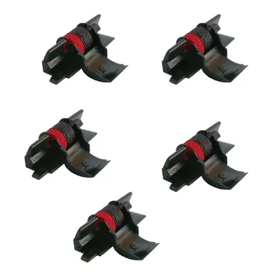 5 Pack Compatible Calculator Ribbon Replacement for Ink IR-40T Calculator Ink Roller for CASIO FR 2550 2500 HR100 HR150