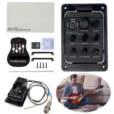 Compatible Fishman 301 Acoustic Guitar Pickup Electric Box Equalizer for Fishman Presys Blend Preamp