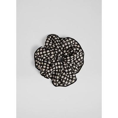Lolita Black & White Scrunchie, Black White