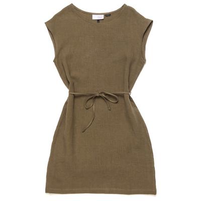 Mazine - Women's Linen Mini Dress - Kleid Gr XXL braun Image