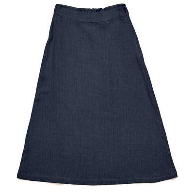 Mazine - Women's Linen Midi Skirt - Rock Gr XL blau