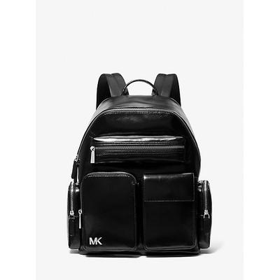 Michael Kors Dakota Leather Cargo Backpack Black One Size