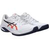 Tennisschuh ASICS "SOLUTION SWIFT FF 2 CLAY", Gr. 45, weiß, nova orange, Textil, Synthetik, sportlich, Schuhe